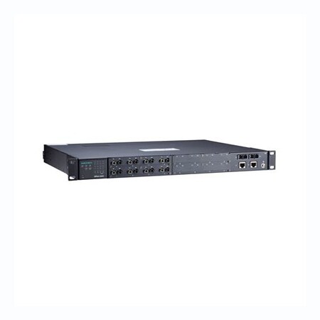 Moxa 8Prt fbr St, Rgd DvcSrvr, 2X10/100M Rj45 1588V2, NPrt S9650I-8F-2Hv-Msc-T NPort S9650I-8F-2HV-MSC-T